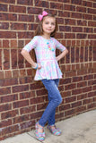 Pastel Plaid Cord Necklace