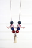 Vintage America Tassel Necklace