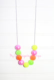 Neon Lights Cord Necklace