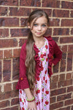 Little Miss Pink Lady Tassel Necklace