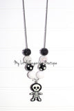 Glowing Skeleton Cord Necklace