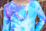 Tie Dyed Solid Cord Necklace