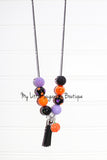 Trick or Treat Pumpkins Cord or Tassel Necklace