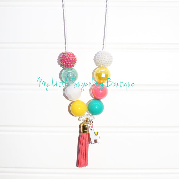 Llama Tassel Necklace
