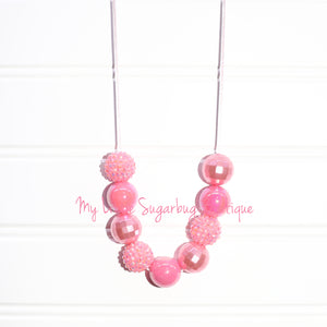 Pink ReMix Cord Necklace