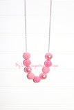 Pink ReMix Cord Necklace