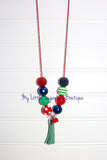 Schoolyard Fun Tassel Necklace