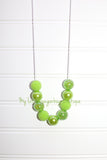 Lime Green ReMix Cord Necklace