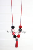 Baseball Cord or Tassel Necklace-CHOOSE YOUR COLORS