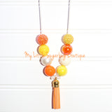 Halloween Candy Cord or Tassel Necklace