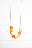 Halloween Candy Cord or Tassel Necklace