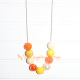 Halloween Candy Cord or Tassel Necklace