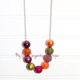 Fall Time Cord Necklace