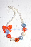 Vintage Pumpkins Chunky Necklace