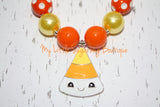 Candy Corn Chunky Necklace