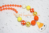 Candy Corn Chunky Necklace