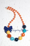 Thanksgiving Day Parade Floral Chunky Necklace