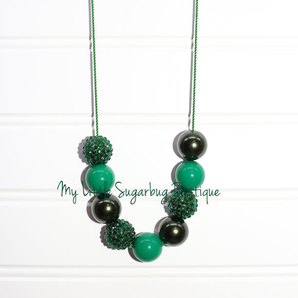 Woodland Green ReMix Cord Necklace