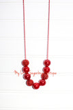 Red ReMix 2.0 Cord Necklace