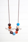 Thanksgiving Day Parade in BLUE Cord or Tassel Necklace