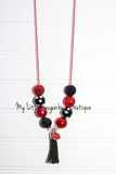 Ladybug Tassel Necklace