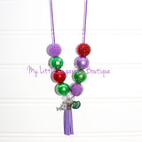 Mermaid Charm Tassel Necklace