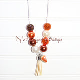 Pumpkin Pie Tassel Necklace