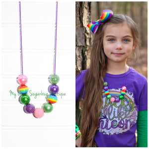 Lucky Like a Unicorn Cord Necklace