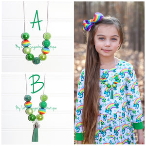 Lucky Rainbows Cord OR Tassel Necklace