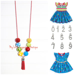 Math Class Tassel Necklace