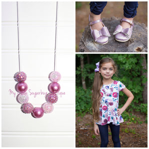 Orchid Mauve ReMix Cord Necklace