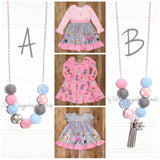 Pink Nutcracker Cord or Tassel Necklace