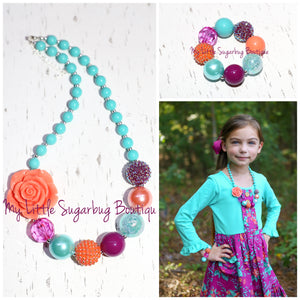 Plum Harvest Chunky Necklace