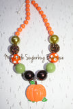 Pumpkin Spice Chunky Necklace