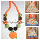 Pumpkin Spice Chunky Necklace