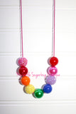 Rainbow Cord Necklace