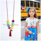 Schoolhouse Parade Cord or Tassel Necklace