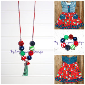 Schoolyard Fun Tassel Necklace