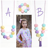 Somebunny Loves You Cord OR Tassel Necklace