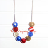 Star Spangled Sweetie Cord Necklace