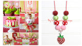Strawberry Themed Birthday Cord Necklace
