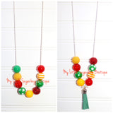 Taco Cord or Tassel Necklace