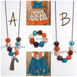Thanksgiving Day Parade in JADE Cord or Tassel Necklace