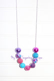 Tie Dyed Cord or Tassel Necklace