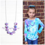 Tie Dyed Solid Cord Necklace