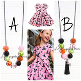 Trick or Treat Witch Cord or Tassel Necklace