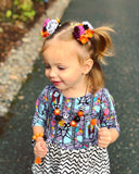 Funky Jack-O-Lantern Cord Necklace
